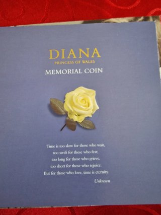 Moneta Commemorativa Lady Diana 1999 5 Sterline