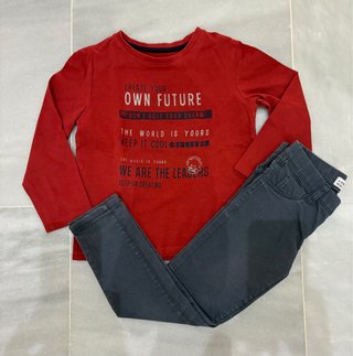 Conjunto niño 4/5 años camiseta y pantalón