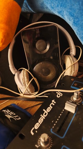 Equipo de música y controlador Pioneer+mesa barril