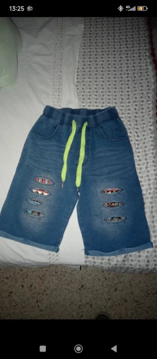 Pantalón corto vaquero para niño