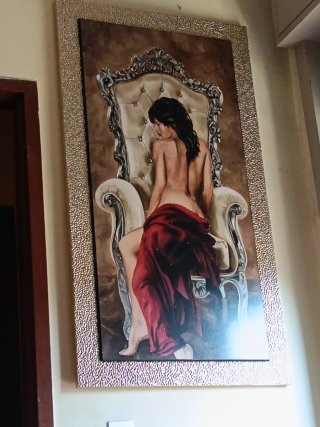 Quadro decorativo con figura