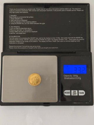 Moneda 1 Escudo Oro Carlos III 1787