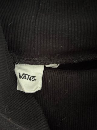 Sudadera Vans Cuello Alto Negra