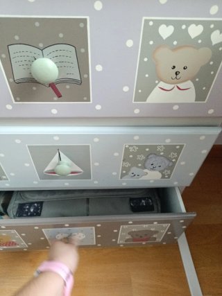 Cómoda Infantil con Motivos de Ositos
