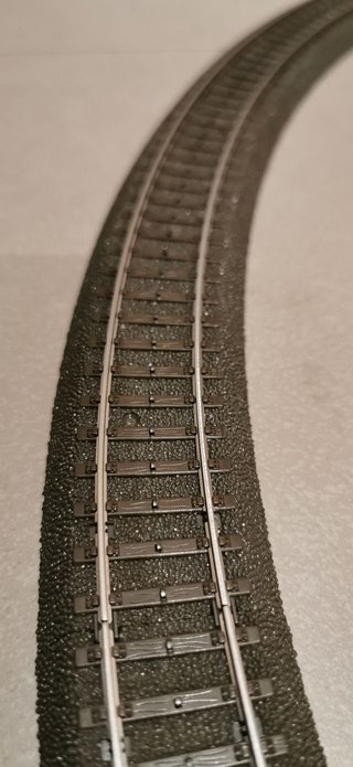 HO Kit Óvalo Vías balasto tren eléctrico 112x76cm