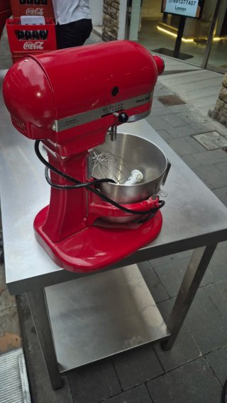 Amasadora KitchenAid Roja