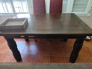 Mesa de Salón de Madera Maciza