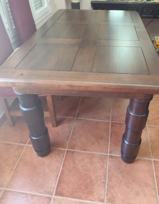 Mesa de Salón de Madera Maciza
