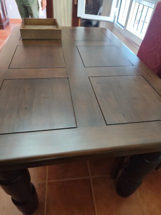 Mesa de Salón de Madera Maciza