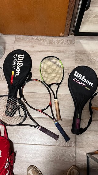 Pack 3 Raquetas de Tenis Wilson con Fundas
