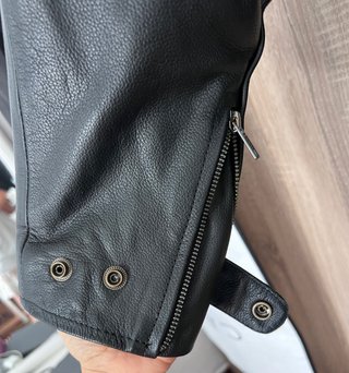 Chaqueta de Moto de Piel LEM Italy 1972 Talla L
