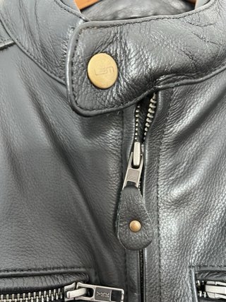 Chaqueta de Moto de Piel LEM Italy 1972 Talla L