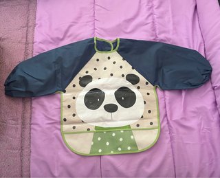Babero con Mangas Estampado Panda