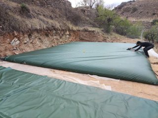 Depósito de agua de 60000 litros