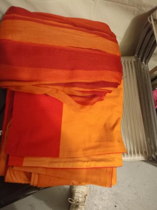 2 Fundas Nórdicas Ikea 90cm Naranja/Rojo
