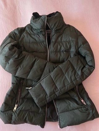 Plumífero Zara Verde Oliva