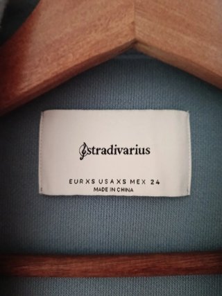 Abrigo Azul Stradivarius