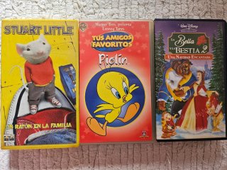 Lote 3 Películas Infantiles VHS
