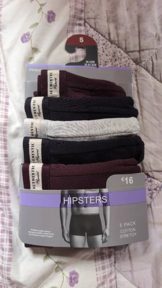 Calzoncillos Hipsters Primark Talla S (Pack 5)