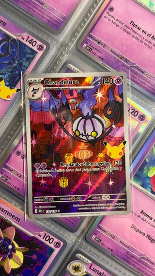 Carta Pokémon Chandelure 140 PS