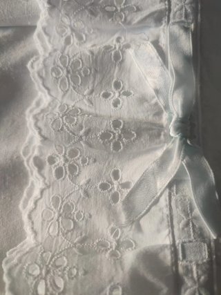 Juego de cama bordado de algodón