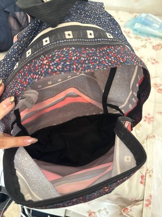 Mochila Roxy estampada escolar/ playa, etc.
