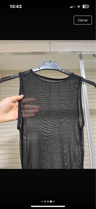 Vestido transparente