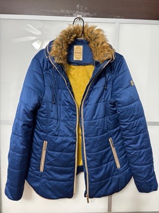 Abrigo Azul Portarossa Talla 42