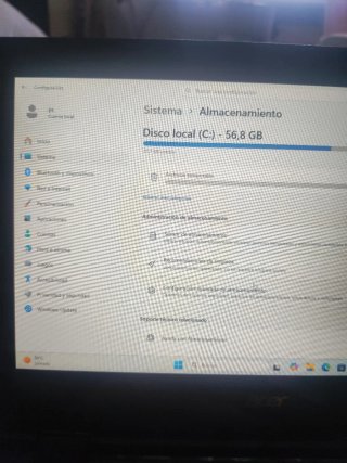 Portátil Acer Negro Windows 11 360 giro de pantall