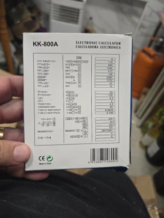 3 Calculadoras Electrónica KK-800A