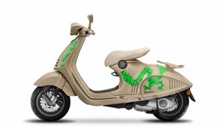 Vespa Dragon 125 Beige/Verde