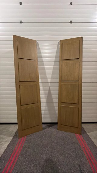 Puertas de Madera Dobles macizas