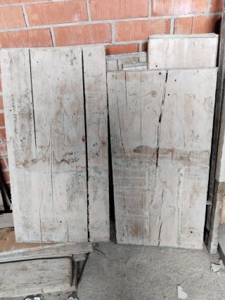 Tableros de madera para obra