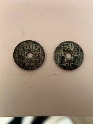 Lote 1185 Monedas Franco (1949 y 1959)