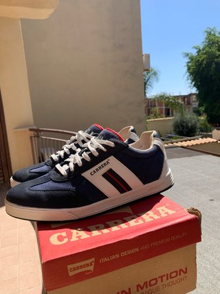 Scarpe Carrera Blu e Bianche