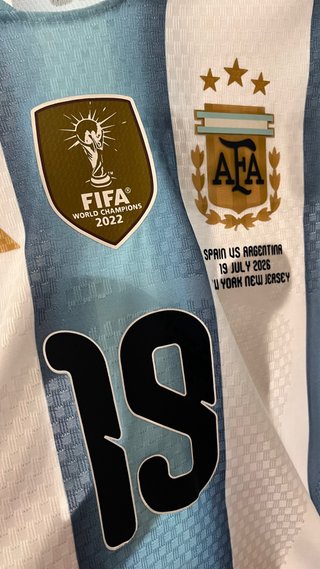 Camiseta Argentina Final Mundial 2026
