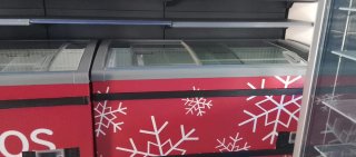 Arcón Congelador Comercial con Tapa de Cristal