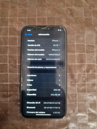 iPhone 11 256GB Negro