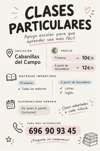 Clases particulares.