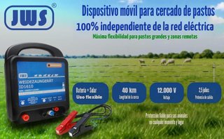 Electrificador solar JWS para cercas eléctricas