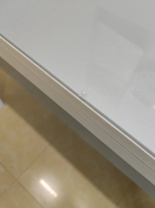 Mesa de cocina extensible blanca y gris