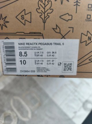 Zapatillas Nike ReactX Pegasus Trail 5