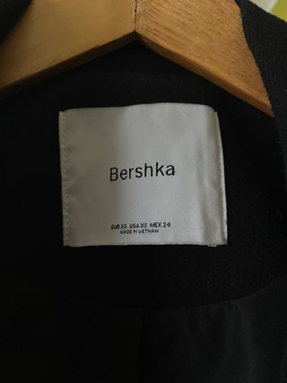 Cappotto lungo Bershka nero