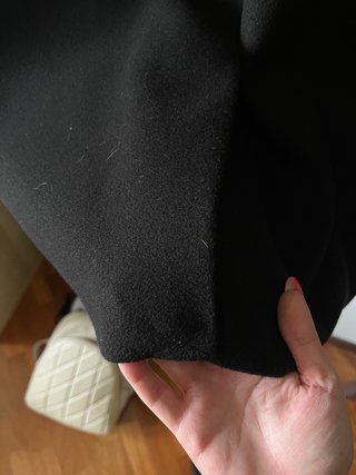 Cappotto lungo Bershka nero