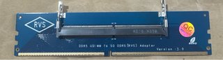 Adaptador de Memoria RAM DDR5 SO-DIMM a UDIMM (RVS