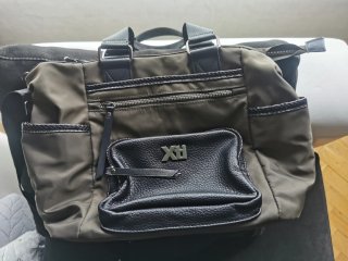 Bolso Xti Negro y Verde Militar