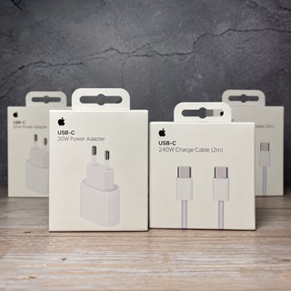 Kit Cargador Apple USB-C 20W + Cable USB-C 2m W240
