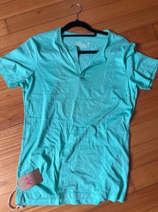 Camiseta de hombre turquesa