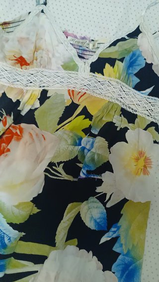 Vestido Largo de Flores