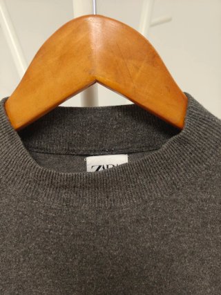 Jersey Zara Hombre Gris